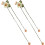 2 Blumen Vorhangbindung Verstellbar Textilband 2
