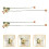 2 Blumen Vorhangbindung Verstellbar Textilband 3