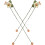 2 Blumen Vorhangbindung Verstellbar Textilband 4