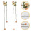 2 Blumen Vorhangbindung Verstellbar Textilband 5