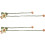 2 Blumen Vorhangbindung Verstellbar Textilband 6