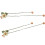 2 Blumen Vorhangbindung Verstellbar Textilband 10