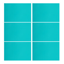 6 Stück Druckgrafik Klebeplatte Für Kinder 21,5x15x0,3 Cm Himmelblau