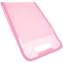 1Pack Rosa Abs Datei Organizer Für Schule 14,82x9,63x0,98In