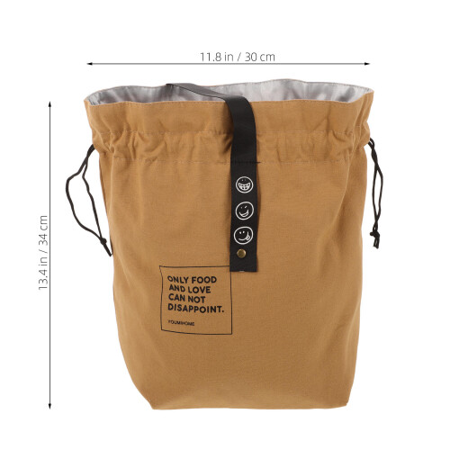 Lunch Tote Bag Multi Canvas 34x30x0,5 Cm 1