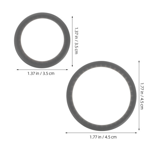 Bell Cover Ersatz Ohrpolster Grau 1 Satz 2
