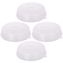 4 Frischhalte Deckel Für Lebensmittel Mikrowelle Spritzschutz