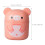Bedroom Trash Can Wastebasket Pink PP 1Pack 6
