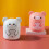 Bedroom Trash Can Wastebasket Pink PP 1Pack 11