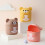 Bedroom Trash Can Wastebasket Pink PP 1Pack 5