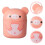 Bedroom Trash Can Wastebasket Pink PP 1Pack 4
