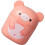Bedroom Trash Can Wastebasket Pink PP 1Pack 3