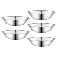 Schüssel Silber 5 20,10x20,10x4,90 Zoll
