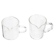 2 Stk. Glas Milchkrüge Verdickte Kaffeemilchbecher