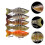 5Stück Köder Bass 16G ABS Angelzubehör 11