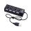 Usb Hub Mit 4 Sockets Unabhängigem , Usb 2.0 (Schwarz) 1
