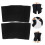 Elastische Kniebandage Schwarzes Nylon Für Beim 4