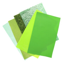 Groen Synthetisch Leder DIY Stoffen Voor Creatieve Knutselwerk
