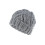 Strickmütze Mit Rautenmuster Dunkelgrau 3