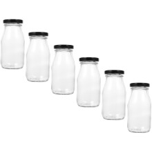 Glass Milchflaschen Molkerei Trinkbehälter Transparent 6