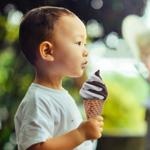 Cute Eiswaffel Plüschspielzeug Weiches Accessoire Für Kinder 2