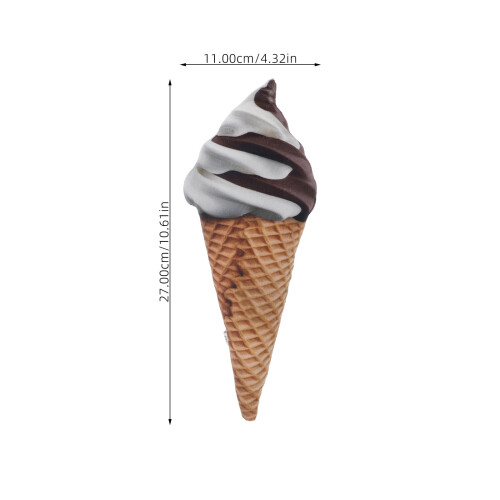 Cute Eiswaffel Plüschspielzeug Weiches Accessoire Für Kinder 1