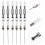 Raindrops Füllerminen 6er Pack Zylindrisch Silber 5