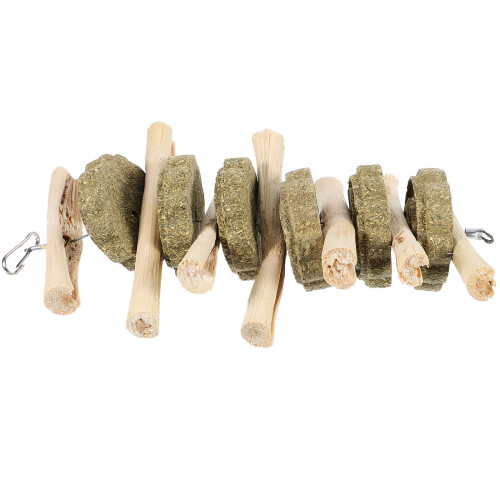 Holz Hase Hundewelpen Kaustick 1