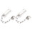 Safety Deurvergrendeling Rvs 2 Sets 9,04x3,34x1,65 Inch 5