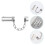 Safety Deurvergrendeling Rvs 2 Sets 9,04x3,34x1,65 Inch 4