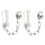 Safety Deurvergrendeling Rvs 2 Sets 9,04x3,34x1,65 Inch 11