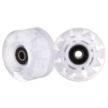 2Stück Leuchtende Pu Rollschuhrollen Für Outdoor Skater