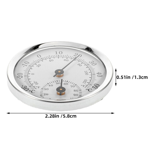 2 Stuks Mini Hygrometer Thermometer Voor Sigaarhumidor 1