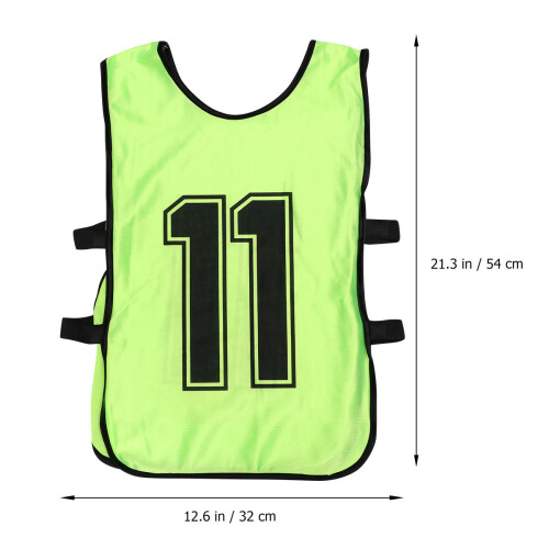 6 Polyester Vesten Openzijdige Oefening Team 1