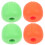 2 Paar Stille Tip Siliconen Drumstok Tip Druminstrument Accessoire 2