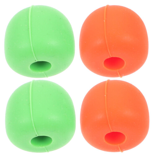 2 Paar Stille Tip Siliconen Drumstok Tip Druminstrument Accessoire 1