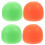 2 Paar Stille Tip Siliconen Drumstok Tip Druminstrument Accessoire 6