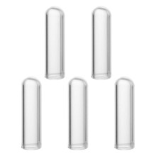 5 Stuks Glazen Rietje Tip Beschermhoesjes Beschermkap Stofdicht