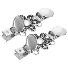 2 Cardigan Patch Kraag Trui Clips Vrouwen Ketting