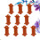 Raindrops 10 Stks Naaihulpmiddelen Draadwikkelaar Set 5