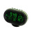 Clock Zwart Dashboard Stuks 3,6*2,2 Inch 11