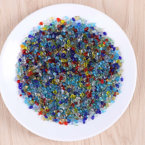 Glass Aquarium Grind Stenen Decoratie 2