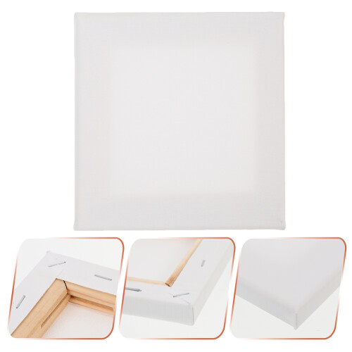 Canvas Schilderij Paneel Olieverf Wit 2