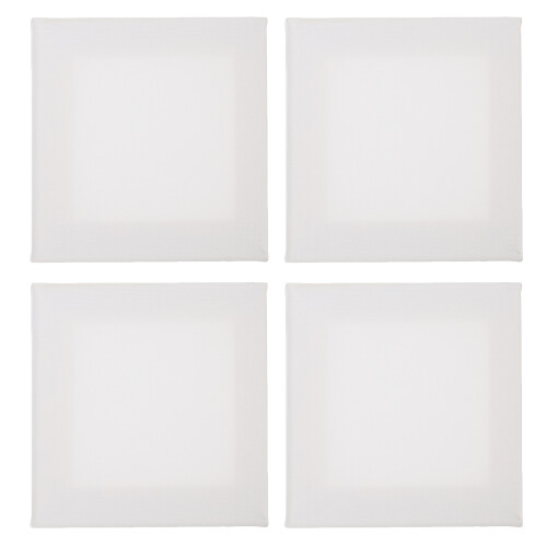 Canvas Schilderij Paneel Olieverf Wit 1