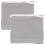Face Mask Cover 2-Pack Grijs Katoen Ademend 1