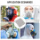 Face Mask Cover 2-Pack Grijs Katoen Ademend 5