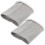 Face Mask Cover 2-Pack Grijs Katoen Ademend 10