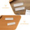 100Pcs Self-Adhesive Index Card Pockets Clear Plastic For Office Use 8