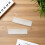 100Pcs Self-Adhesive Index Card Pockets Clear Plastic For Office Use 5