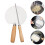 2Stk Spitze Nudeln Pasta Holz 5